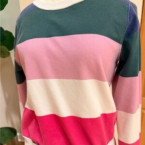 Abercrombie & Fitch Multicolor Striped Sweatshirt